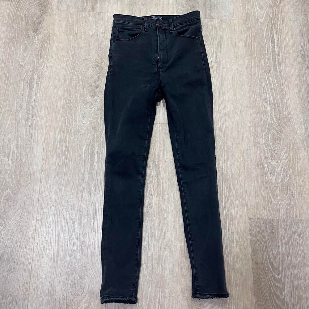 Abercrombie & Fitch Black Ultra High Rise Super Skinny Jeans - W26 / 2R